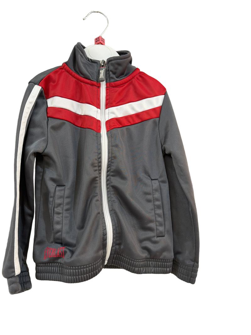 Preloved Everlast - Gray Red Tracksuit Zip Jacket (2-3y)
