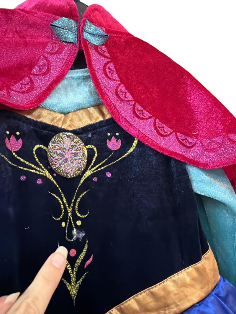 Preloved Disney - Anna Frozen Princess Dress Costume (3-4y)