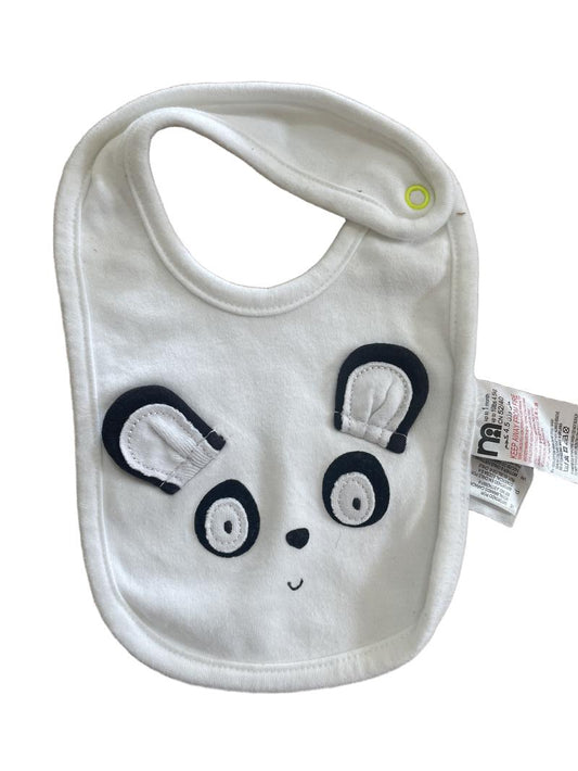 Preloved Mothercare - Bib - Panda And Paw Prints.