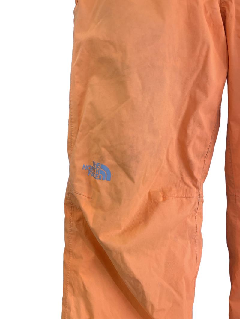 Preloved North Face - Orange Ski Trousers Salopettes (10-11y, 11-12y)