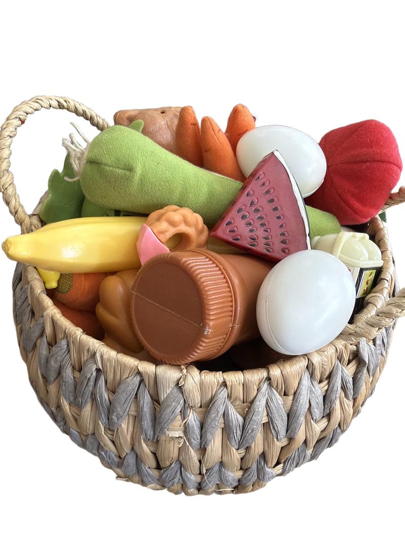 Preloved Toys - Play Food Large Bundle (plastic, Fabric, Wood) - Unknown Brand