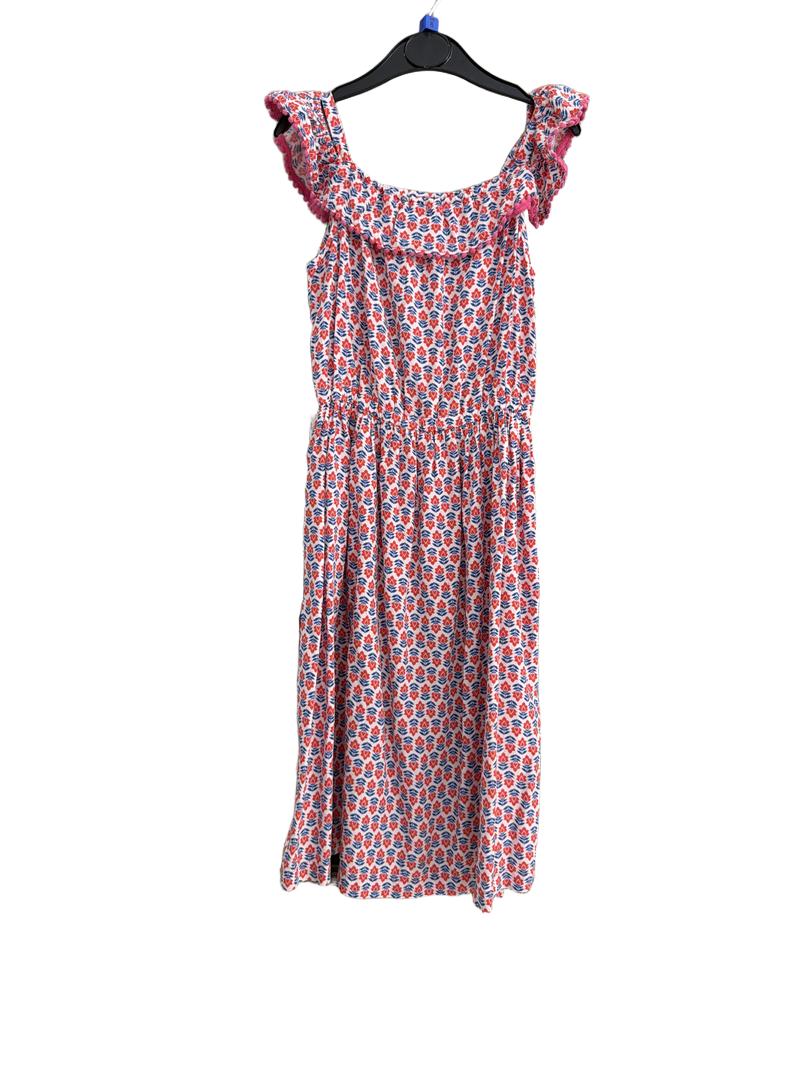 Preloved Carter's - Red White Blue Flutter Sun Dress (6-7y)