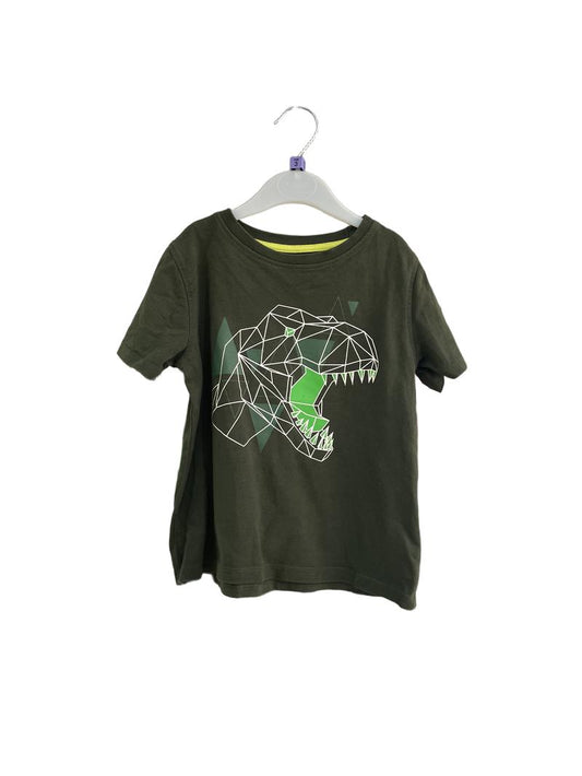 Preloved Mountain Warehouse - Green Dinosaur T Shirt (3-4y)