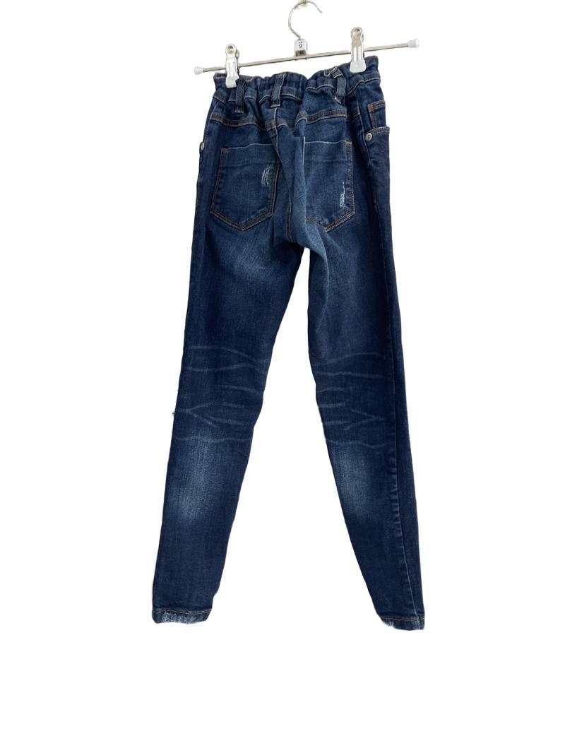 Preloved Bluezoo - Blue Jeans - Distressed  (9-10y)