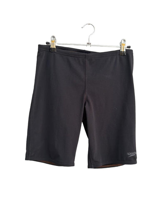 Preloved Speedo - Black Long Swim Shorts (13-14y)