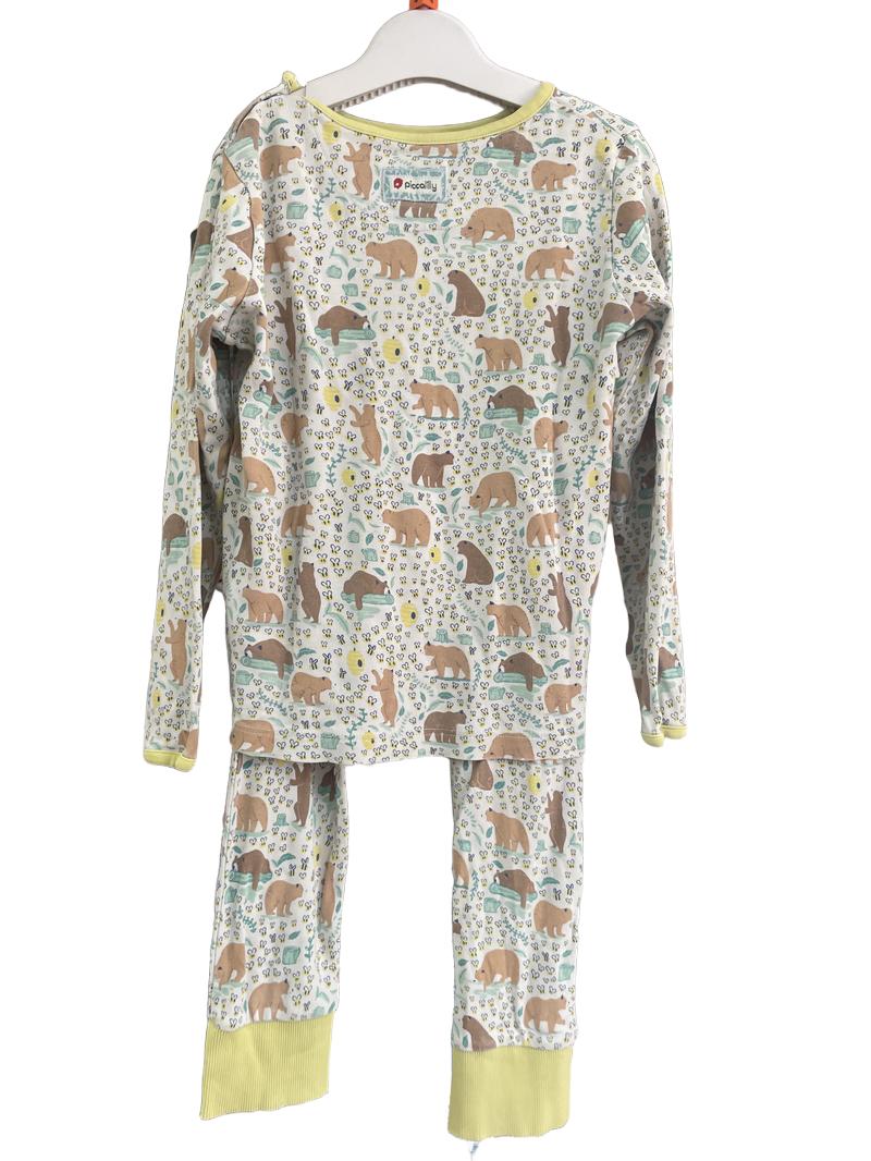 Preloved Piccalilly - Pyjamas With Bear And Bees Print. (4-5y)