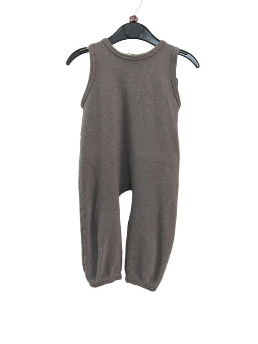 Preloved Engel - Stone Brown Wool/silk Dungarees (18-24m)