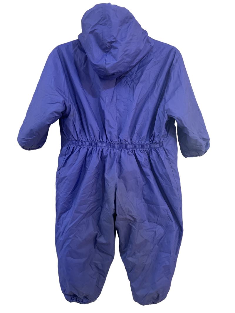 Preloved Bush Baby - Blue Fleece Lined Waterproof All In On/Snowsuit. (2-3y)