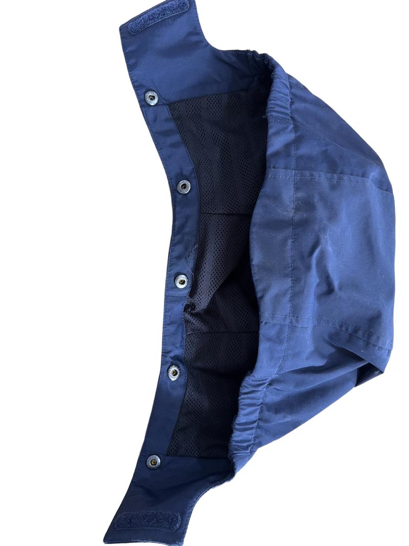 Preloved Polarn O. Pyret - Navy Waterproof Jacket HOOD ONLY, Mesh Lined (5-6y, 6-7y)