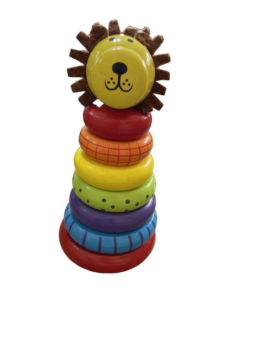 Preloved Wooden Stacking Rings - Unknown Brand