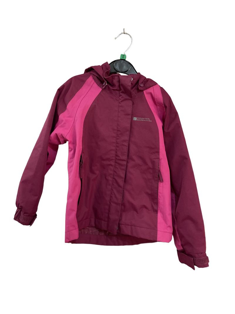 Preloved Mountain Warehouse - Pink Rain Shell Waterproof Jacket (5-6y)
