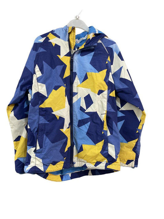 Preloved Mini Boden - Blue Yellow White Star Shell (9-10y) - Jacket