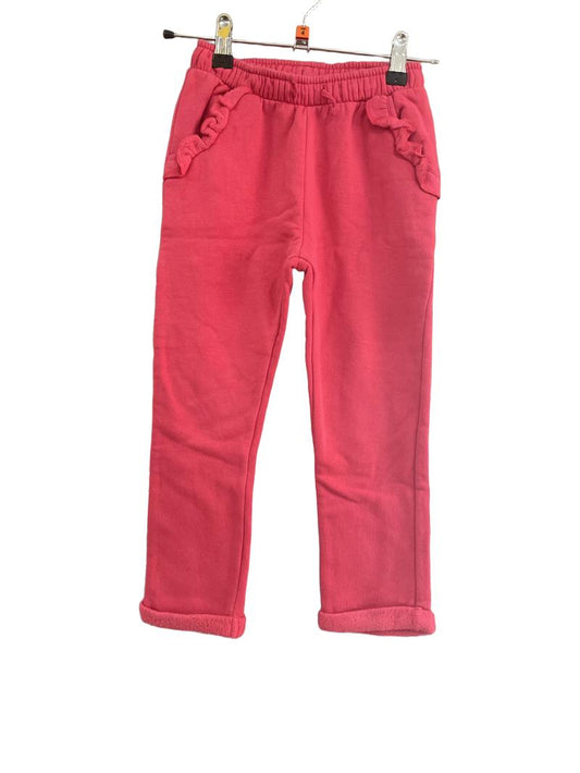 Preloved Marks & Spencer - Pink Jogger Trousers. (4-5y)