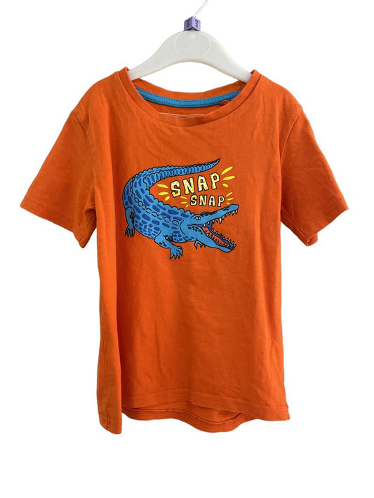 Preloved Mountain Warehouse - Orange Crocodile T Shirt (3-4y)