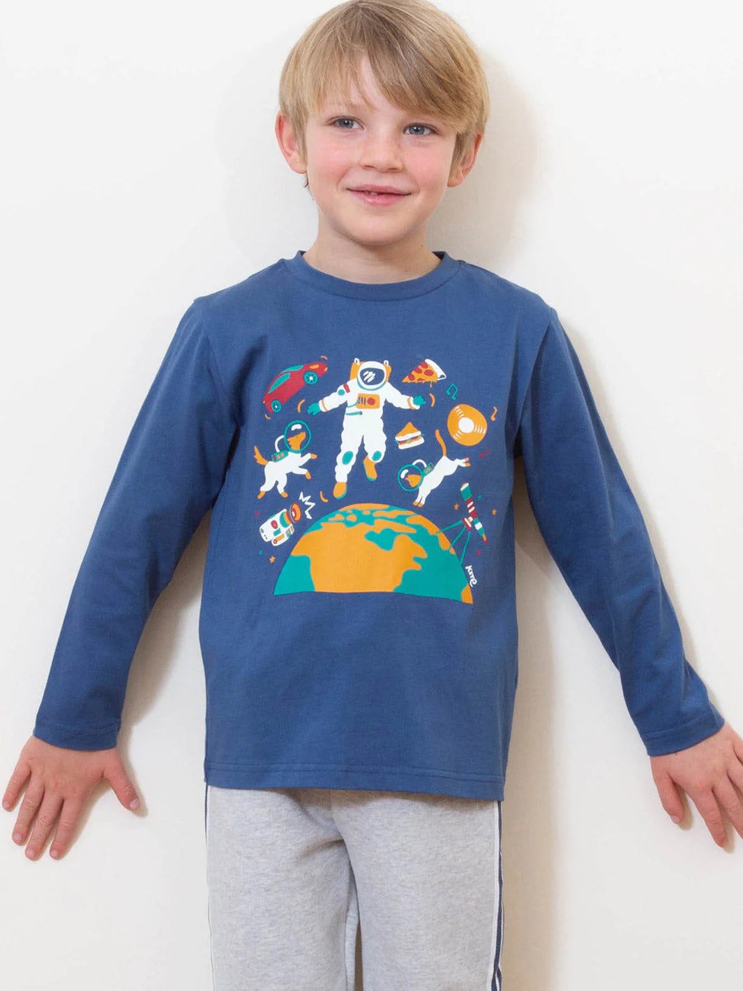 Kite Stuff in Space Long Sleeve T-shirt 3y