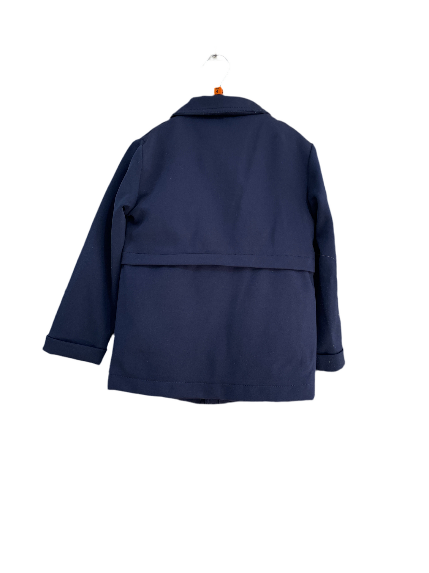 Preloved Frankie Morello navy jacket with removable puffer vest 4y