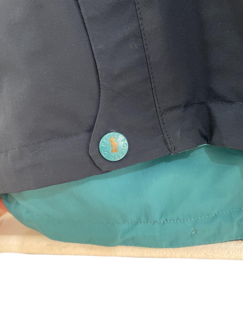 Preloved Polarn O. Pyret - Navy And Blue Waterproof Jacket (12-18m)