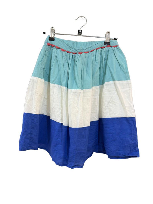 Preloved John Lewis - Blue White Stripe Skirt (11-12y)