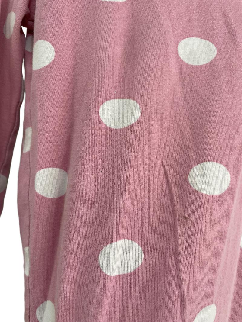 Preloved Mini Boden - Pink Polka Dot Long-sleeved Pyjamas (9-10y)