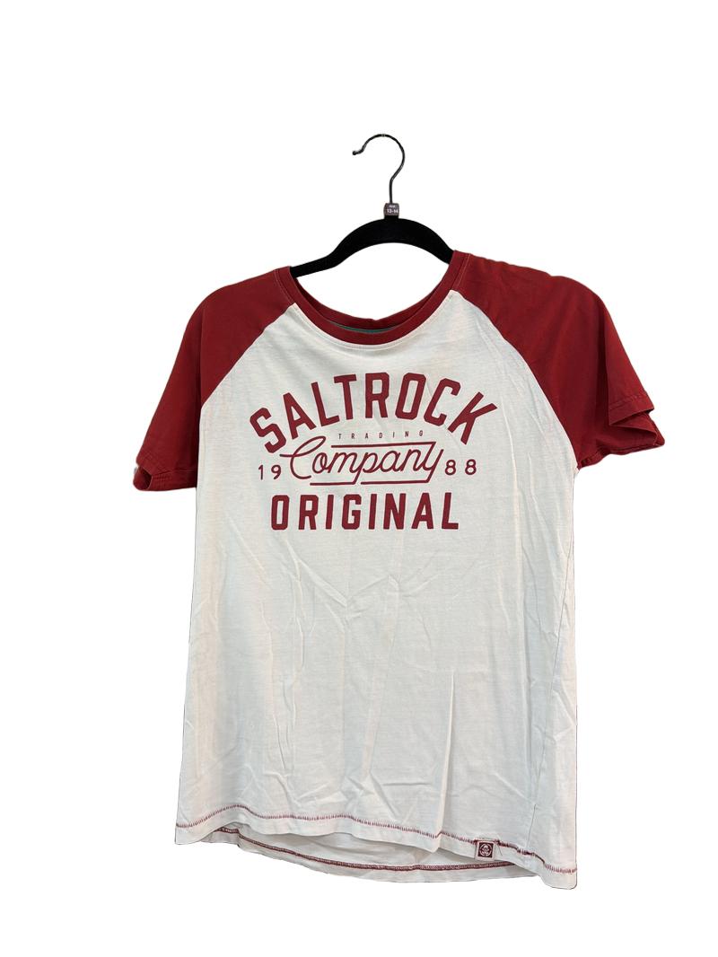Preloved Saltrock - Red White Saltrock Raglan T Shirt (13-14y)