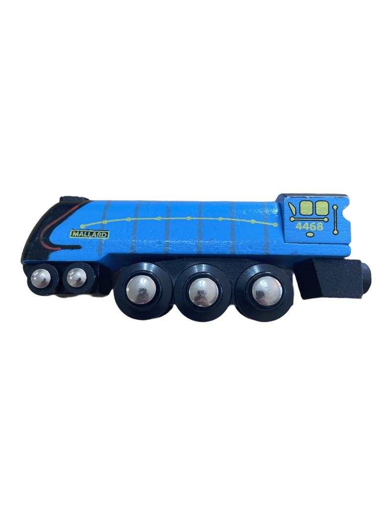 Preloved Toys - Mallard Blue Train. - Bigjigs Toys