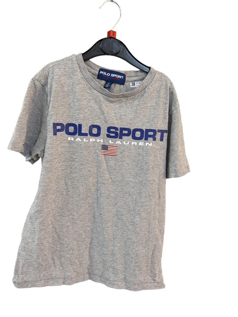 Preloved Polo Ralph Lauren - Gray Polo Sport Ralph Lauren Short-sleeved T Shirt (8-9y)