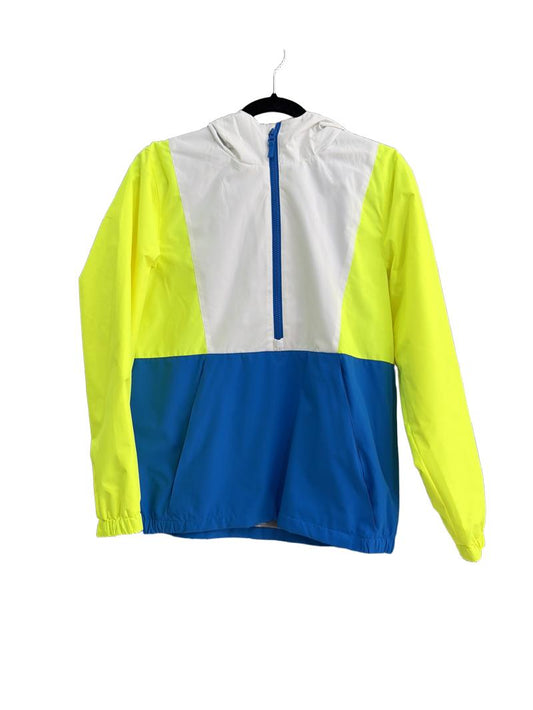 Preloved Mountain Warehouse - White Blue Yellow Waterproof Shell (13-14y)