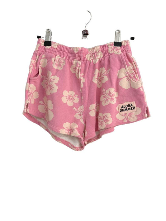 Preloved Zara - Pink Floral Print Shorts (13-14y)