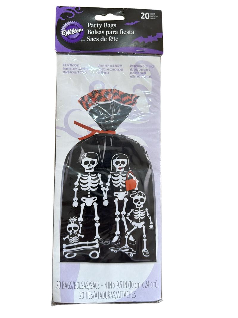 Preloved Wilton - Skeleton Party Bags