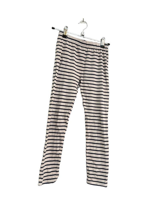 Preloved John Lewis - Grey/Beige Stripe Leggings. (9-10y)