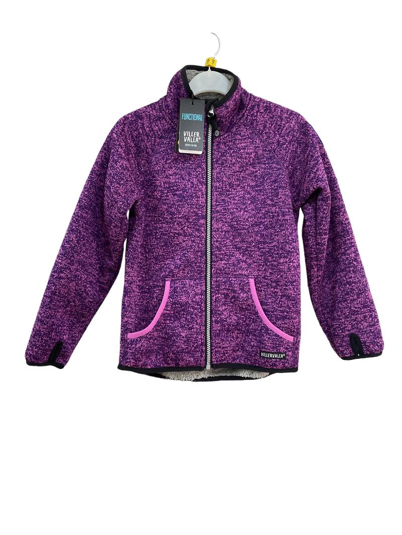 Preloved Villervalla - Purple Zip Windbreaker, 122 Cm, NEW With Tags  (7-8y)