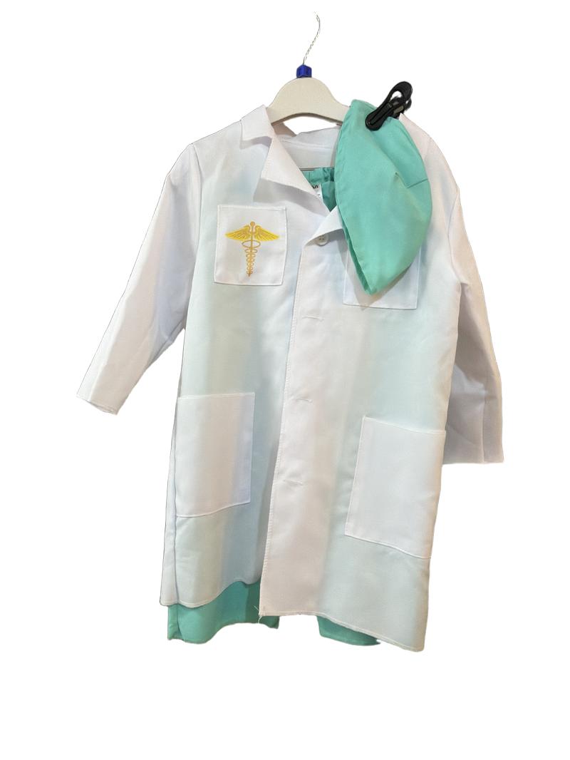 Preloved Amscan Inc - Doctor Costume (coat, Trousers, Hat) (4-5y, 5-6y)