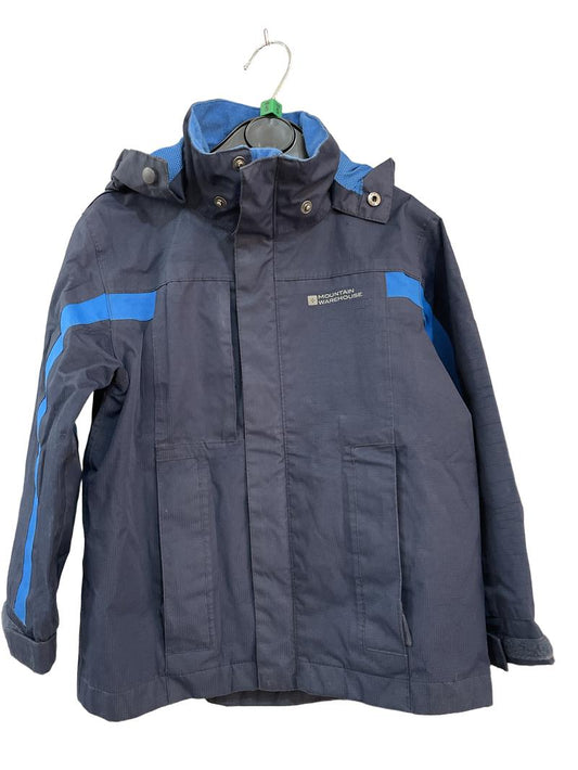 Preloved Mountain Warehouse - Navy Waterproof Jacket Rain Shell (5-6y)