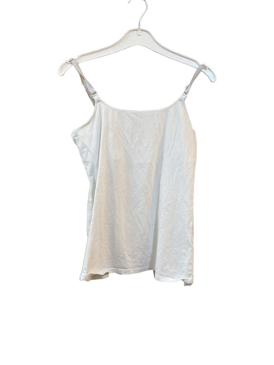 Preloved H&M - White Built-in-bra Nursing And Maternity Camisole (Small)