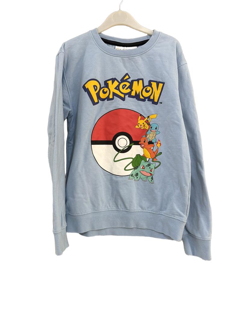 Preloved Fashion UK - Blue Pokemon Sweatshirt (11-12y)