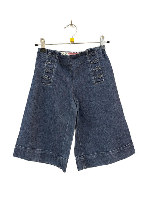 Preloved Next - Denim Culottes Cropped Trousers (7-8y)