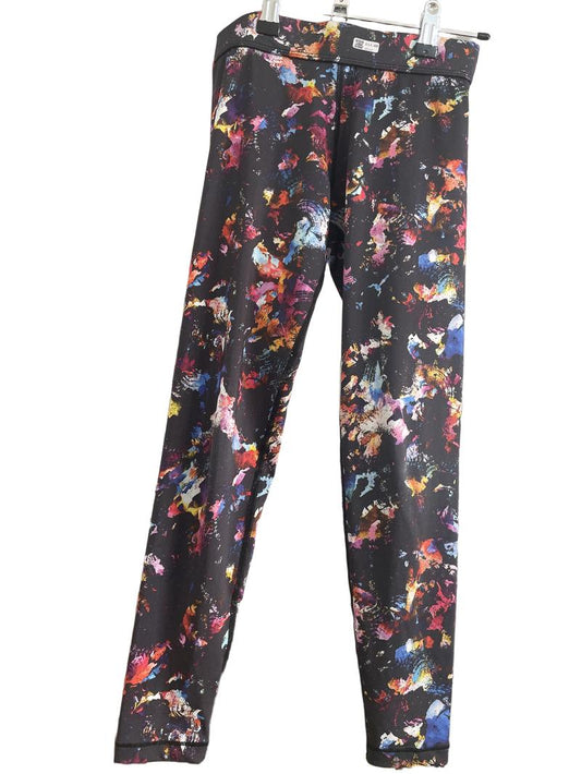 Preloved USA Pro - Black Multicolour Sleeveless Shirt And Leggings (9-10y) - Sports