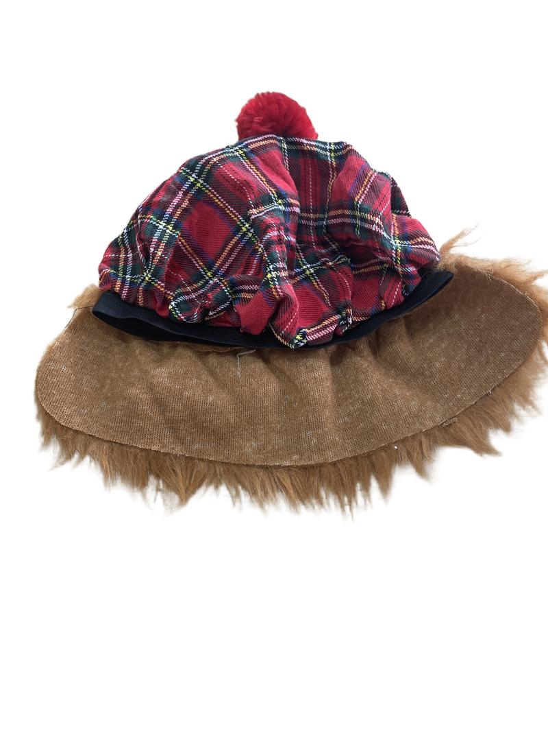 Preloved Thistle Products Ltd - Tartan Hat With Hair.