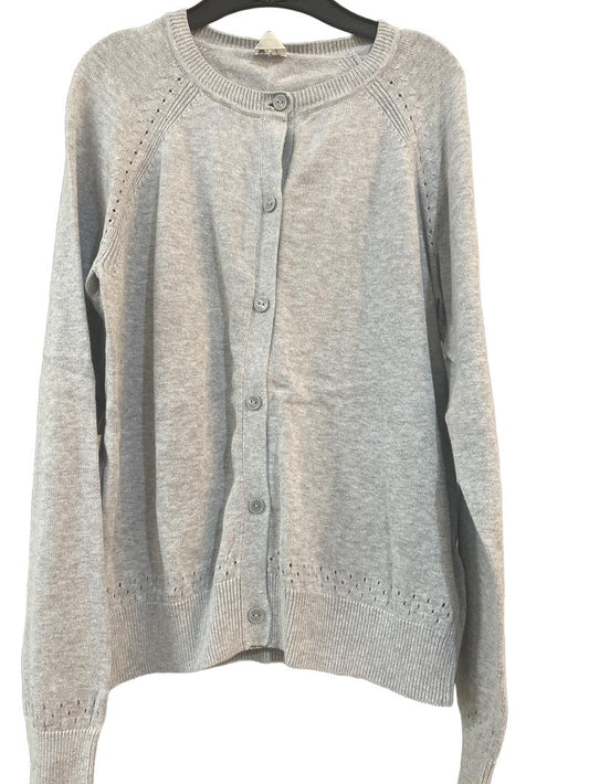 Preloved Arket - Gray Knit Cardigan (9-10y)