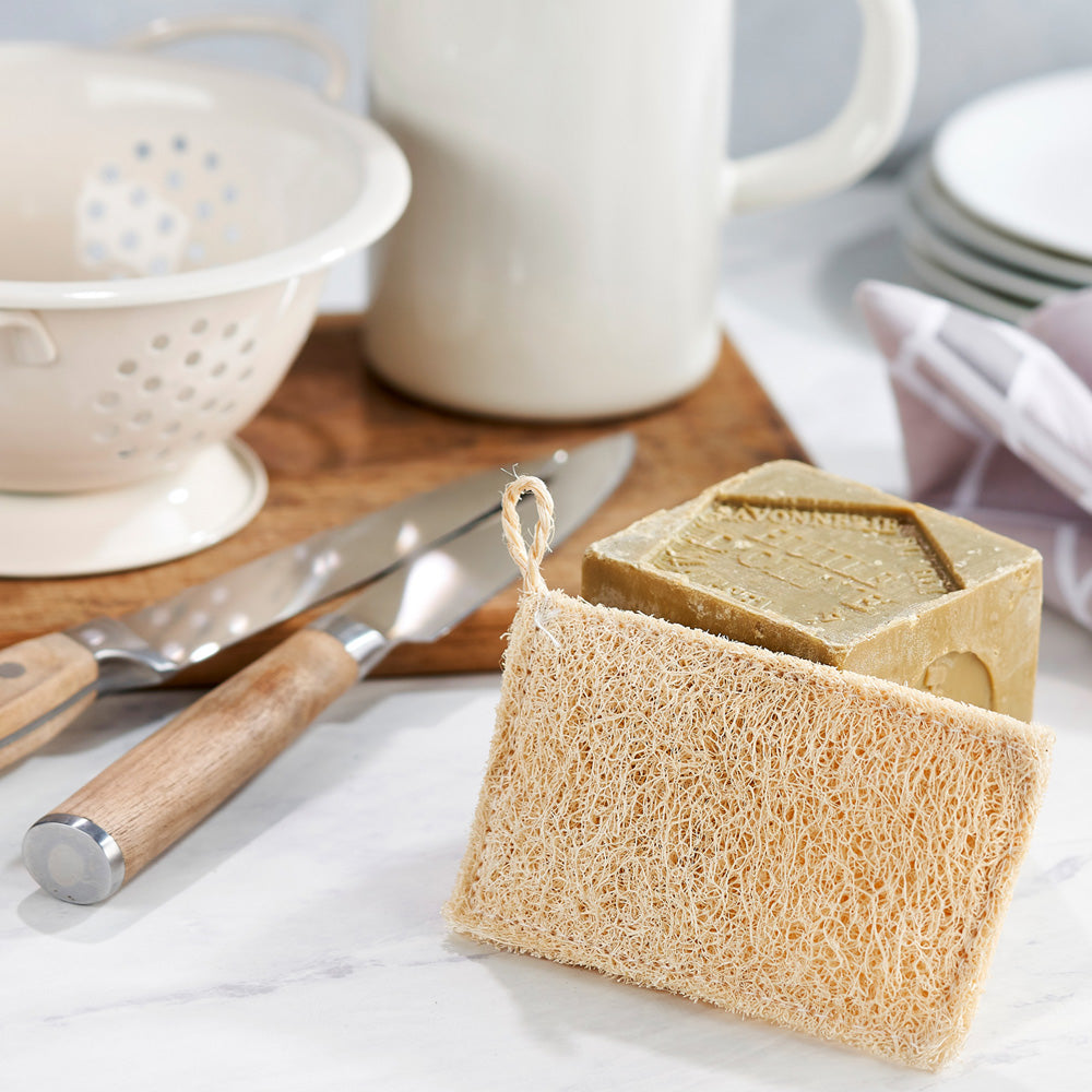 ecoLiving Loofah Kitchen Sponge Scrubber