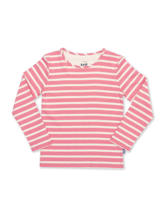 Kite Dusty Pink and Cream Breton Top