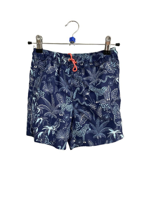 Preloved John Lewis - Blue Jungle Swim Shorts (6-7y)