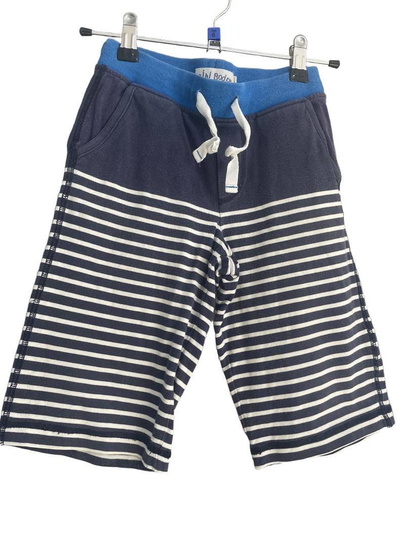 Preloved Mini Boden - Navy White Stripe Shorts (6-7y)