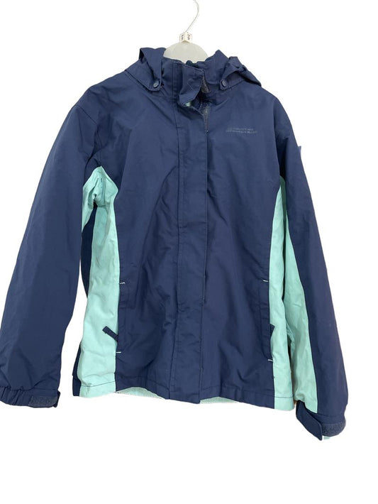 Preloved Mountain Warehouse - 3-in-1 Navy Light Blue Waterproof Shell With Fleece Liner (9-10y) - Jacket