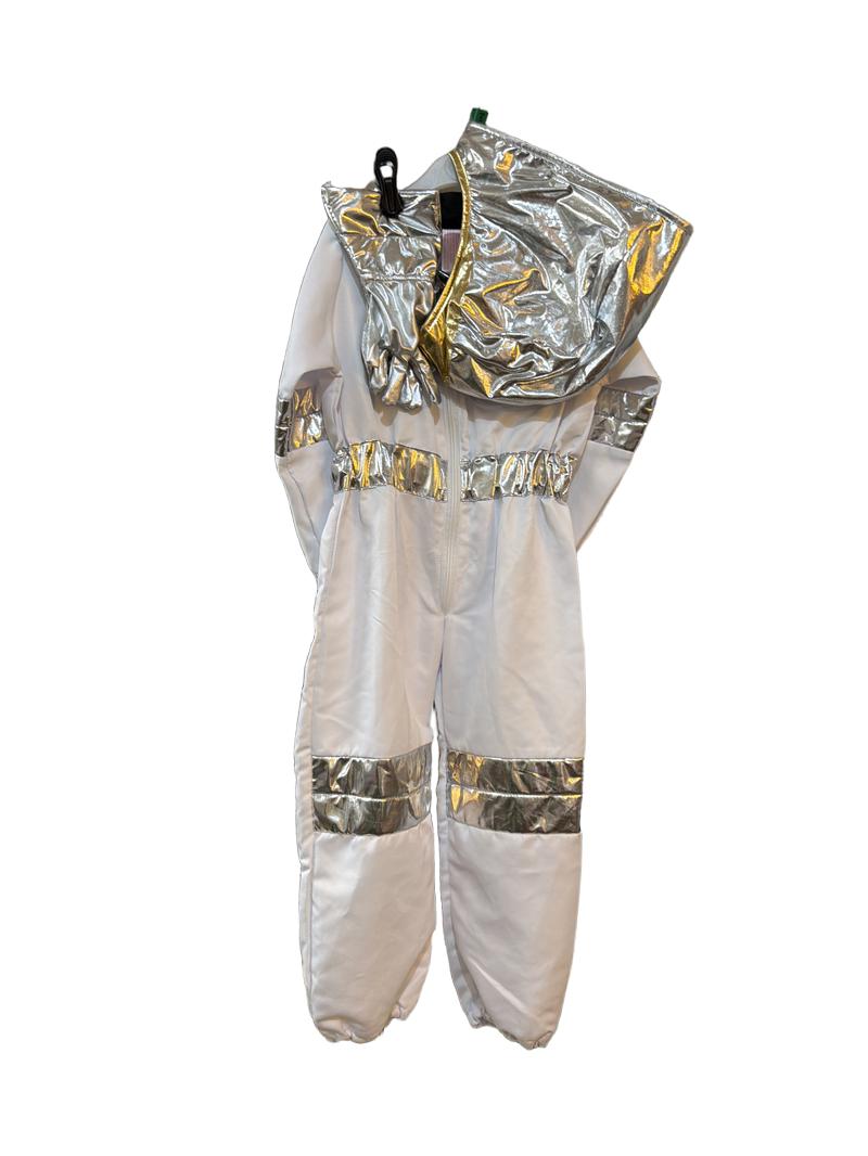 Preloved Melissa & Doug - White Astronaut Costume With Gloves And Helmet (3-4y, 4-5y, 5-6y)
