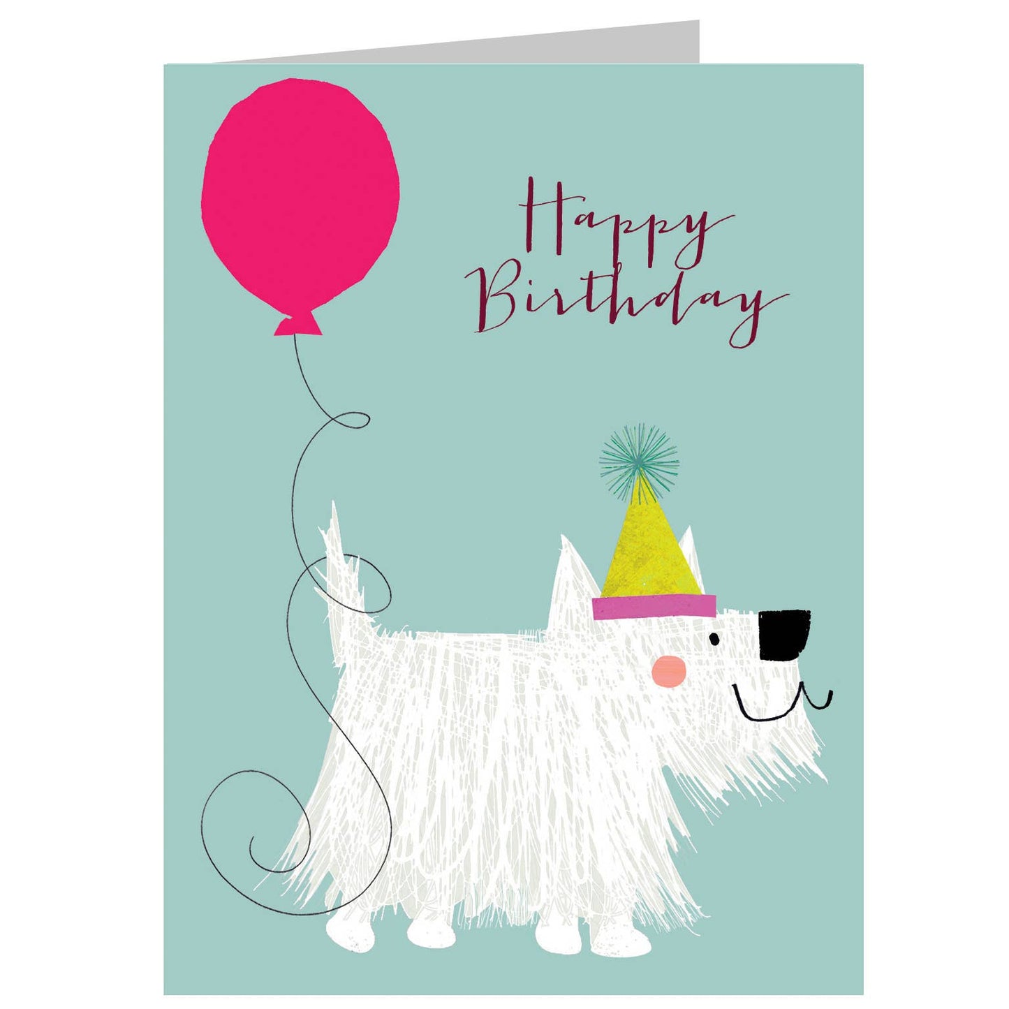 DG06 Mini Westie Birthday Card