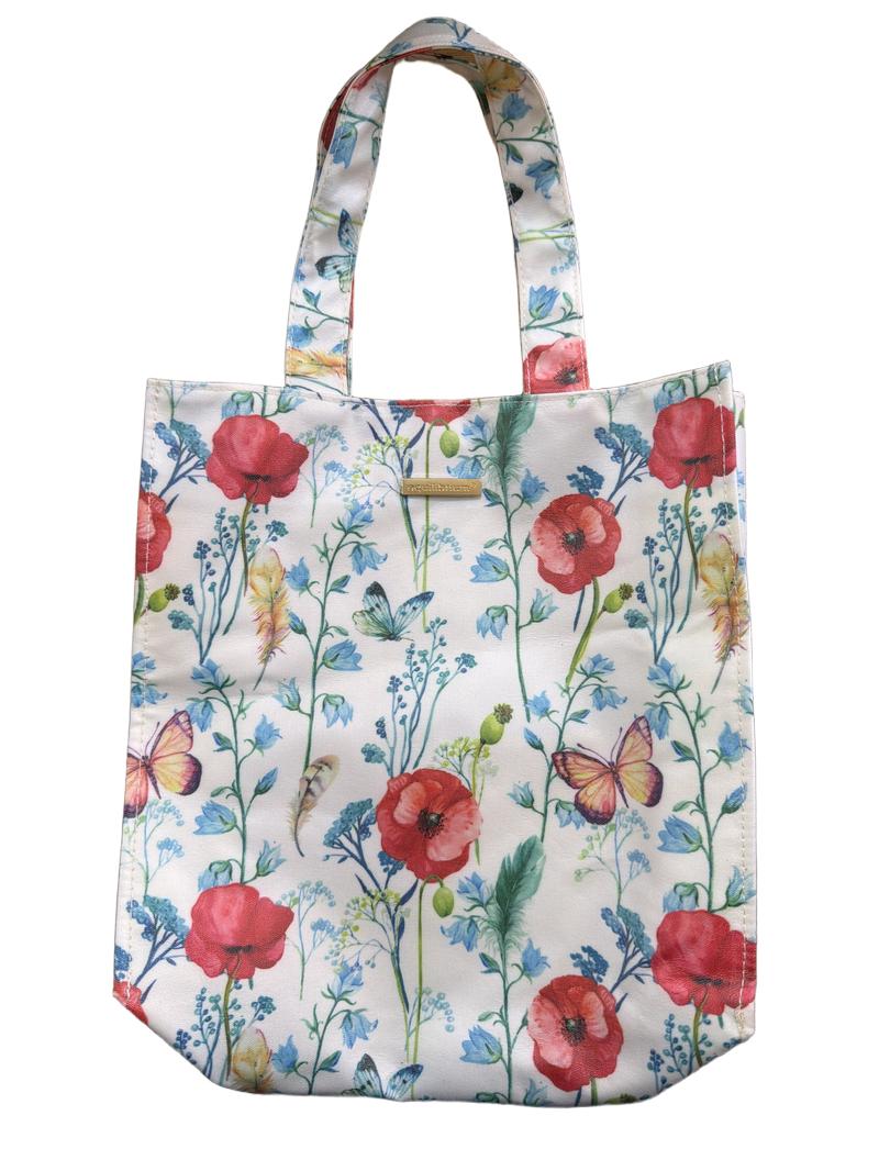 Preloved Equilibrium - White Floral Print Bag