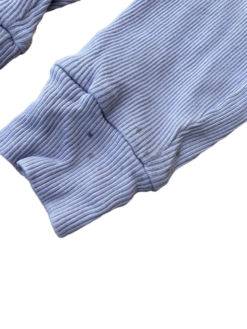 Preloved John Lewis - Purple Ribbed Top, Trousers, And Hat (0-3m) - Outfit