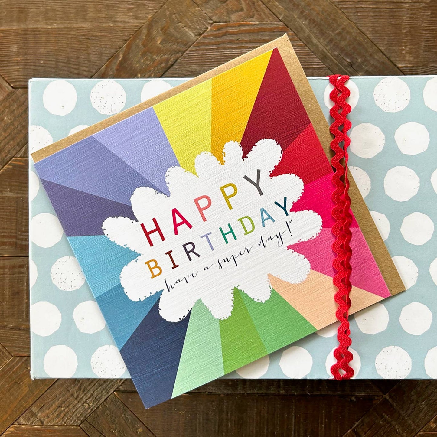 WO87 Colourful Happy Birthday Card