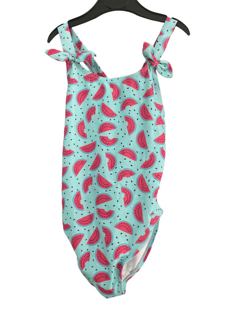 Preloved Neptune Nauticals - Light Blue Watermelon Print Swimsuit. (4-5y)